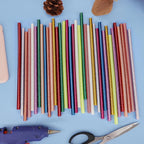 ENPOINT Color Glitter Hot Glue Sticks, Craft Adhesive Waxing Sticks Bulk - Image 6