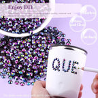 6000PCS 4mm Resin Jelly Rhinestones in Bulk, Bedazzling Flatback Crystals - Image 4