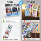 DEEIF 4 Tier Acrylic Trading Card Display Stand, Toploaders, PSA Graded Cards - Image 7