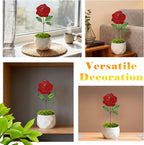 Glass Flowers, Stained Glass Rose - Image 5