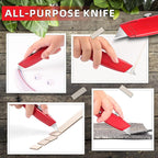 DIYSELF 30 Pack Box Cutter Heavy Duty Aluminium Shell Utility Knife | SK5 Steel - Image 5