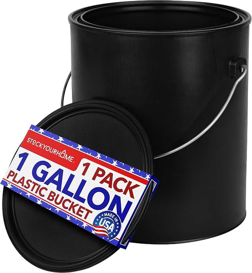 1 Gallon Plastic Paint Bucket by StockYourHome