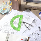 EBOOT Student Geometry Math Set, Drawing Compass and 6 Inch Swing Arm - Image 7