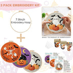 Nuberlic Halloween Embroidery Kit - Image 2