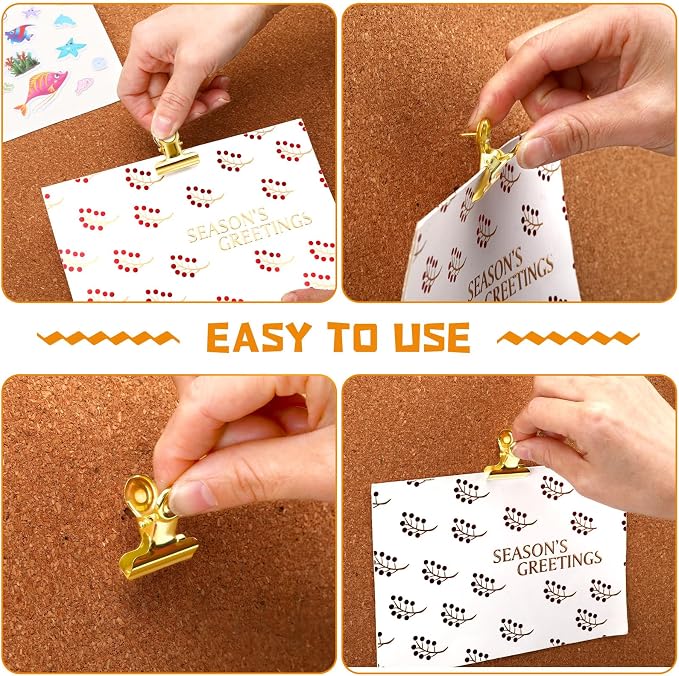 SANNIX 20 Pcs Metal Push Pin Clips 22mm and 31mm - Image 4