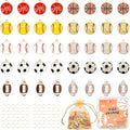 Sports Charms for Jewelry Making, Enamel Rhinestone Ball Game Football Soccer by Sistenia