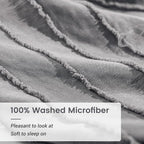 NEXHOME PRO Duvet Cover Queen, Soft and Lightweight 100% Washed Microfiber - Image 4