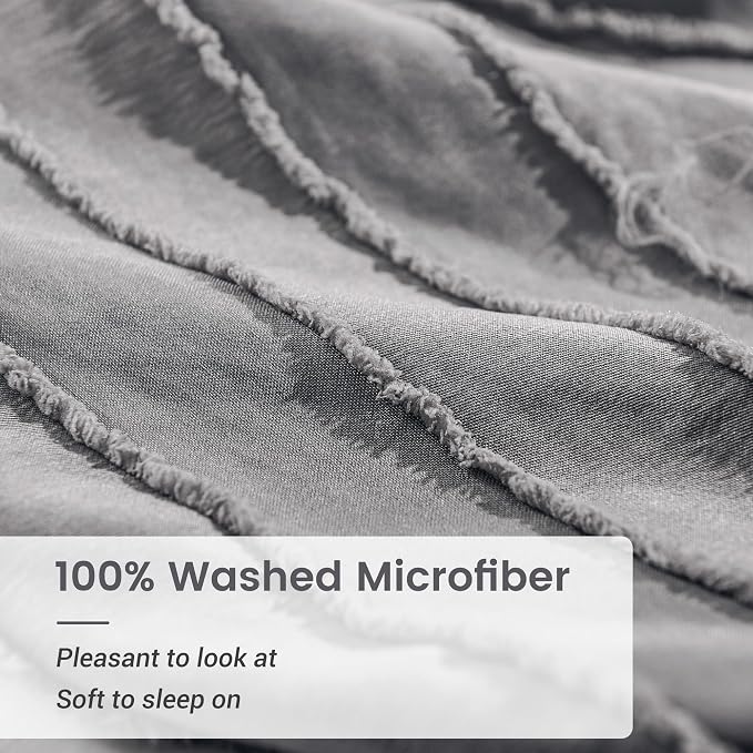 NEXHOME PRO Duvet Cover, Soft and Lightweight 100% Washed Microfiber Comforter - Image 4