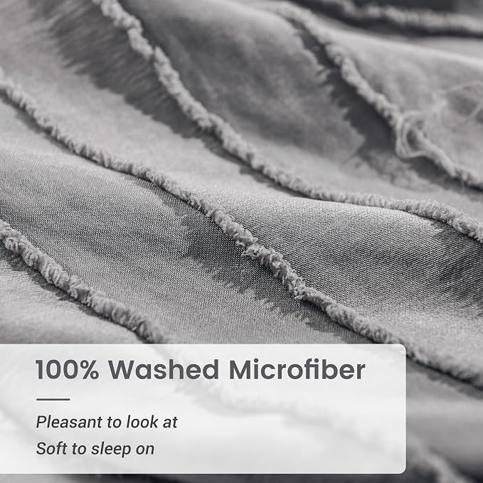 NEXHOME PRO Duvet Cover Full, Soft and Lightweight 100% Washed Microfiber - Image 4