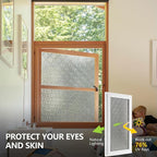 Add.Heres Stained Glass Window Privacy Film, 3D Static Cling Removable Window - Image 2