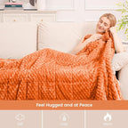 Super Fuzzy Soft Fleece Sherpa Weighted Blanket 15 lbs - Image 4