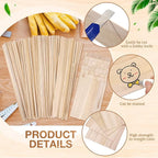 240 Pieces Balsa Wood Sticks Hardwood Square Wooden Craft Dowel Rods Unfinished - Image 5