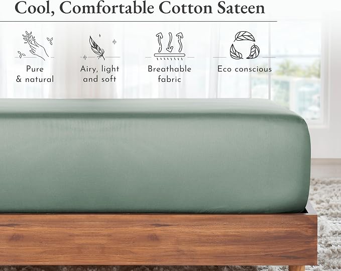 California Design Den Queen Fitted Sheet Only - Image 7