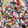Mixed Natural Stone Beads for Jewelry Making, Colorful Real Stone Beading by TngsChryxia