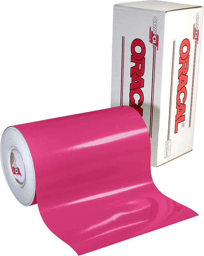 ORACAL 651 Pink Glossy Permanent Vinyl – Durable Outdoor Craft Vinyl by Orafol