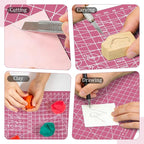 Sewing Cutting Mat 8in x 6in, Small Self Healing Cutting Board A5 Rotary - Image 6