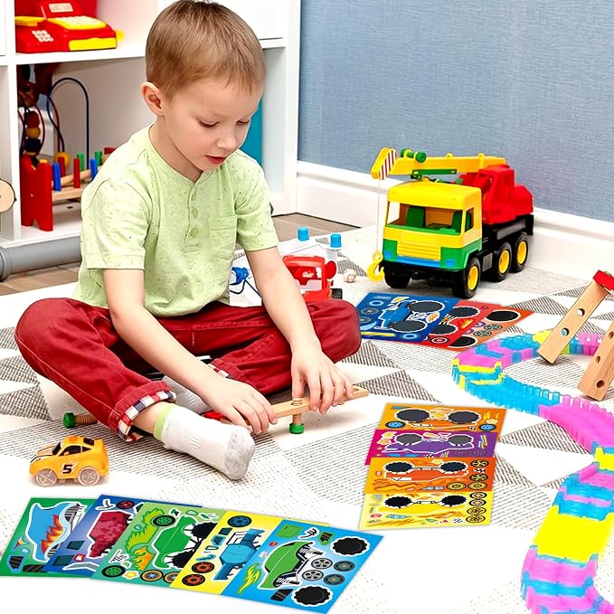 48 Sheets Create Monster Truck of Dreams Stickers, Make Your Own Stickers - Image 8
