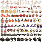 100Pcs 50 Pairs Halloween Charms by ProfessionalDIYArtSupplier