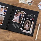potricher 10 x 10 Inch DIY Scrapbook Album 40 Pages Hardcover Kraft Paper Scrap - Image 3