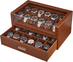 ProCase Watch Box for Men, 24 Slots Watch Display Holder by ProCase