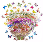 Ychsring Butterfly Floral Stickers Bulk by Ychsring