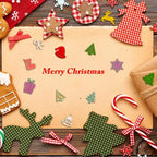 300 Pieces Unfinished Mini Wooden Christmas Ornaments DIY Wooden Christmas - Image 6