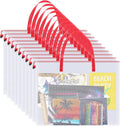 Reginary 10 Pcs Art Portfolio Bags, 19 x 25 Inch Clear Poster Storage Bags by Reginary