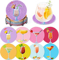Cocktail Diamond Art Painting Coasters Kit by GOHDODD