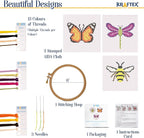 Kraftex Floral Stamped Cross Stitch Kits - Image 2
