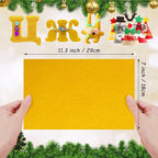 Jtnohx Stiff Felt Sheets, Craft Felt Square - Image 5