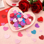 600Pcs Foam Heart Stickers Valentine's Day Glitter Love Sticker | 3 Sizes - Image 3