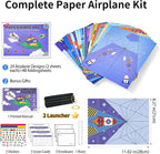 Leven DIY Paper Airplane Kit, 24 Progressive Origami Plane Designs, 48 Thick - Image 3