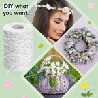 Syhood 673 Feet Floral Vine Bind Wire Rustic Wrapping Wire - Image 6
