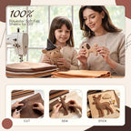 16 Pcs 8x18in Soft Felt Fabric Sheets, 16 Assorted Brown Colors Felt Pack - Image 6