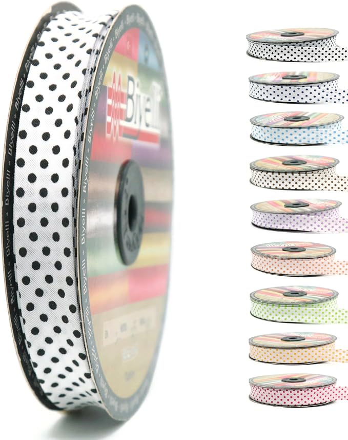Cotton Fold Bias Binding Tape by Biyelli