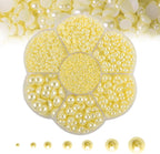 5600PCS Half Round Pearls Flatback Imitation Pearls by MLGDA