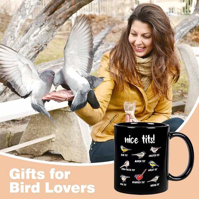 Jigfoxy Nice Tits Bird Mug, Funny Birds Coffee Mugs | 11Oz, Gifts - Image 5