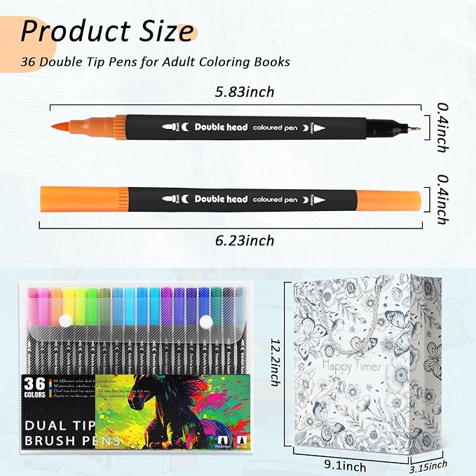 3Pcs Adult Coloring Book for Women Relaxation, Spiral Bound Adult Coloring - Image 5