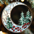 2026 Christmas Ornaments, Christmas Tree Ornaments Acrylic, Faux Stained Glass by Boyese