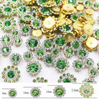 100pcs Sew on Rhinestones Crystal Gems Sunflower - Image 2