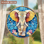 Elephant Christmas Acrylic Ornament, Elephant Christmas Ornaments, Gift - Image 2