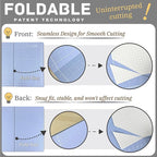 iMAT Flip Cutting Mat Note A2, Double-Sided, Rose Pink | Inch grid front - Image 5