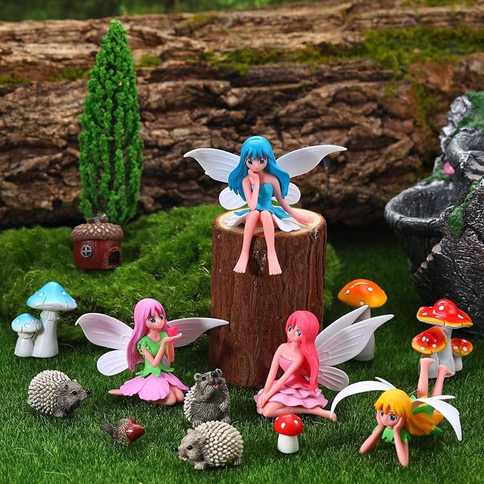 20Pcs Fairy Garden Accessories, Miniature Garden Ornaments Landscape - Image 5