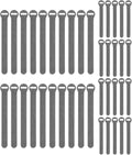 Self-Gripping Cable Ties by Wrap-It Storage, 40 Pack – Reusable Hook and Loop by Wrap-ItStorage
