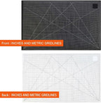 Extra Large 47'x71' Self Healing Cutting Mat，Non-Slip Worktable Mat，Black and - Image 2