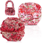 2 Rolls Red Fun Fur Polyester Fringe Yarn Soft Novelty Decorative Yarn by Magibeads