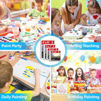 ESRICH Canvas Boards for Painting 12 Pack Art Supplies Paint Canvas 4x4 - Image 6