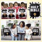 Chunful 6 Sets Holy Bible Fleece Tied Pillow Craft Kits 2026 VBS Crafts DIY - Image 6