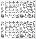 12pcs Iron on Letters for Clothing, Heat Transfer Vinyl Letters, DIY Fabric by Unknown