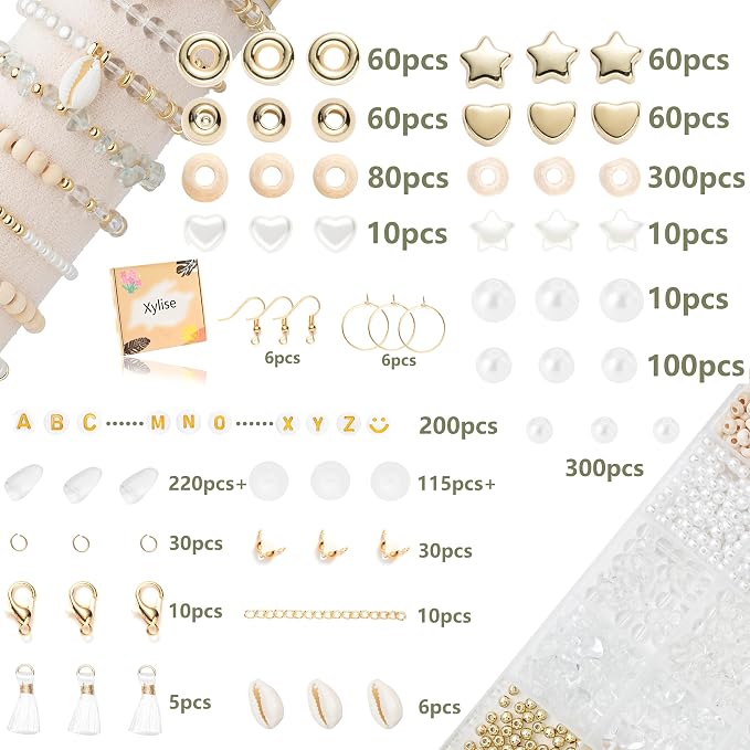 Xylise Jewelry Making Supplies Kit Natural Stone Beads - Image 2